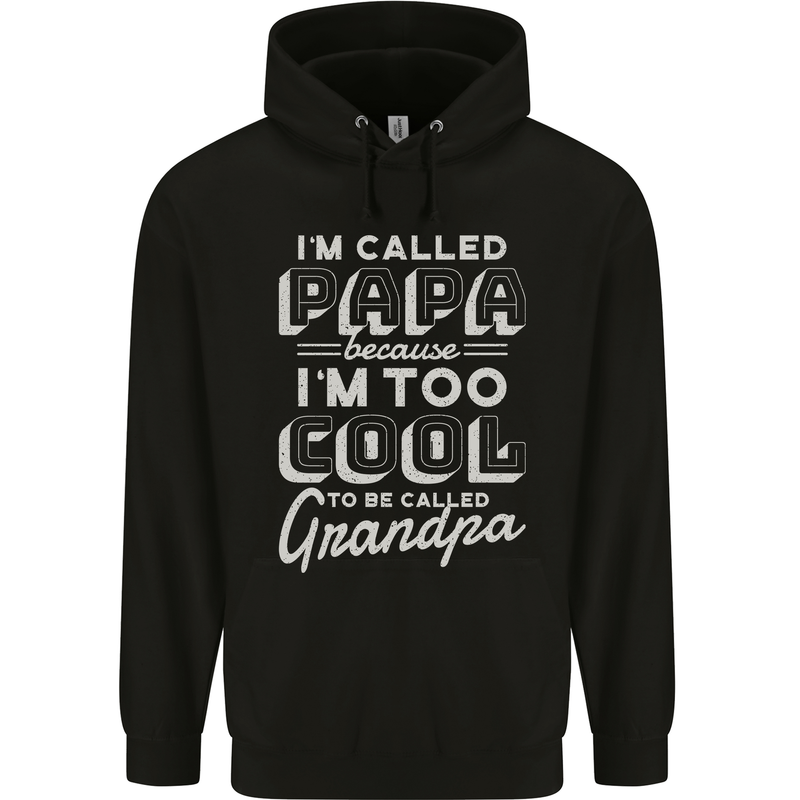 I'm Called Papa Grandparents Day Mens 80% Cotton Hoodie Black