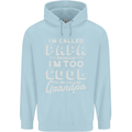 I'm Called Papa Grandparents Day Mens 80% Cotton Hoodie Light Blue