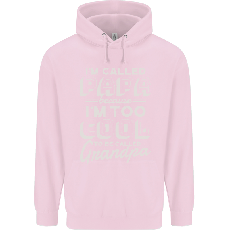 I'm Called Papa Grandparents Day Mens 80% Cotton Hoodie Light Pink