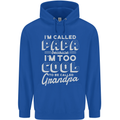 I'm Called Papa Grandparents Day Mens 80% Cotton Hoodie Royal Blue