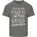 I'm Called Papa Grandparents Day Mens Cotton T-Shirt Tee Top Charcoal
