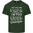 I'm Called Papa Grandparents Day Mens Cotton T-Shirt Tee Top Forest Green