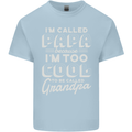 I'm Called Papa Grandparents Day Mens Cotton T-Shirt Tee Top Light Blue