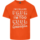 I'm Called Papa Grandparents Day Mens Cotton T-Shirt Tee Top Orange