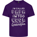 I'm Called Papa Grandparents Day Mens Cotton T-Shirt Tee Top Purple