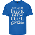 I'm Called Papa Grandparents Day Mens Cotton T-Shirt Tee Top Royal Blue