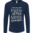 I'm Called Papa Grandparents Day Mens Long Sleeve T-Shirt Navy Blue