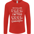 I'm Called Papa Grandparents Day Mens Long Sleeve T-Shirt Red