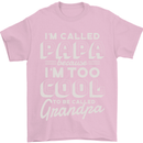I'm Called Papa Grandparents Day Mens T-Shirt 100% Cotton Light Pink