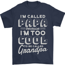 I'm Called Papa Grandparents Day Mens T-Shirt 100% Cotton Navy Blue