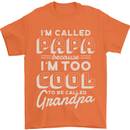 I'm Called Papa Grandparents Day Mens T-Shirt 100% Cotton Orange