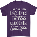 I'm Called Papa Grandparents Day Mens T-Shirt 100% Cotton Purple