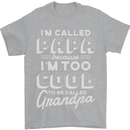 I'm Called Papa Grandparents Day Mens T-Shirt 100% Cotton Sports Grey