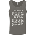 I'm Called Papa Grandparents Day Mens Vest Tank Top Charcoal