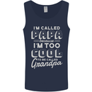 I'm Called Papa Grandparents Day Mens Vest Tank Top Navy Blue