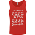 I'm Called Papa Grandparents Day Mens Vest Tank Top Red