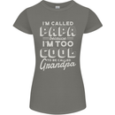I'm Called Papa Grandparents Day Womens Petite Cut T-Shirt Charcoal