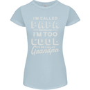I'm Called Papa Grandparents Day Womens Petite Cut T-Shirt Light Blue