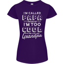 I'm Called Papa Grandparents Day Womens Petite Cut T-Shirt Purple