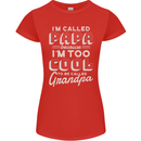 I'm Called Papa Grandparents Day Womens Petite Cut T-Shirt Red