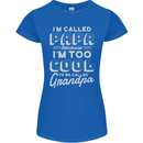 I'm Called Papa Grandparents Day Womens Petite Cut T-Shirt Royal Blue