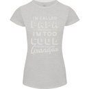 I'm Called Papa Grandparents Day Womens Petite Cut T-Shirt Sports Grey