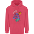 I'm Dead Inside Dolphins Sunrise Childrens Kids Hoodie Heliconia