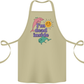 I'm Dead Inside Dolphins Sunrise Cotton Apron 100% Organic Khaki