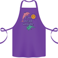 I'm Dead Inside Dolphins Sunrise Cotton Apron 100% Organic Purple
