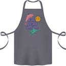 I'm Dead Inside Dolphins Sunrise Cotton Apron 100% Organic Steel