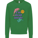 I'm Dead Inside Dolphins Sunrise Kids Sweatshirt Jumper Irish Green