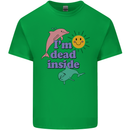 I'm Dead Inside Dolphins Sunrise Kids T-Shirt Childrens Irish Green