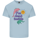 I'm Dead Inside Dolphins Sunrise Kids T-Shirt Childrens Light Blue