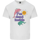 I'm Dead Inside Dolphins Sunrise Kids T-Shirt Childrens White