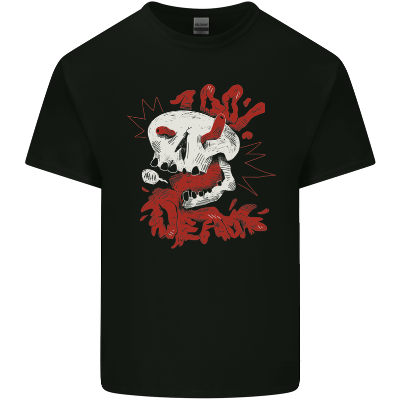 I'm Dead Inside Skull Gothic Emo Kids T-Shirt Childrens Black