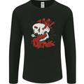 I'm Dead Inside Skull Gothic Emo Mens Long Sleeve T-Shirt Black