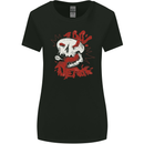 I'm Dead Inside Skull Gothic Emo Womens Wider Cut T-Shirt Black