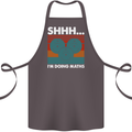 I'm Doing Maths Funny Gym Bodybuilding Cotton Apron 100% Organic Dark Grey