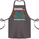 I'm Doing Maths Funny Gym Bodybuilding Cotton Apron 100% Organic Dark Grey