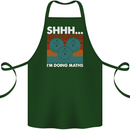 I'm Doing Maths Funny Gym Bodybuilding Cotton Apron 100% Organic Forest Green