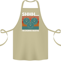 I'm Doing Maths Funny Gym Bodybuilding Cotton Apron 100% Organic Khaki