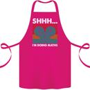 I'm Doing Maths Funny Gym Bodybuilding Cotton Apron 100% Organic Pink