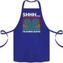 I'm Doing Maths Funny Gym Bodybuilding Cotton Apron 100% Organic Royal Blue
