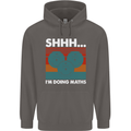 I'm Doing Maths Funny Gym Bodybuilding Mens 80% Cotton Hoodie Charcoal