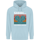 I'm Doing Maths Funny Gym Bodybuilding Mens 80% Cotton Hoodie Light Blue