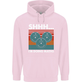 I'm Doing Maths Funny Gym Bodybuilding Mens 80% Cotton Hoodie Light Pink