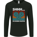 I'm Doing Maths Funny Gym Bodybuilding Mens Long Sleeve T-Shirt Black