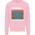 I'm Doing Maths Funny Gym Bodybuilding Mens Sweatshirt Jumper Light Pink