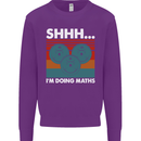 I'm Doing Maths Funny Gym Bodybuilding Mens Sweatshirt Jumper Purple