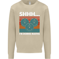I'm Doing Maths Funny Gym Bodybuilding Mens Sweatshirt Jumper Sand